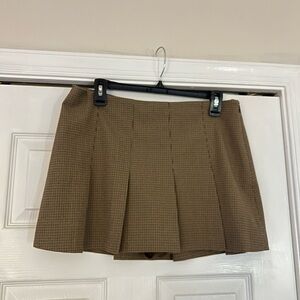 Abercrombie mini skort, pleated, size medium